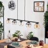 Koyoto hanging light, globe light, pendant light Amber, clear, Smoke-coloured, 5-light sources