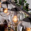 Koyoto hanging light, globe light, pendant light Amber, clear, Smoke-coloured, 5-light sources