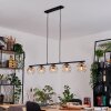 Ripoll hanging light, globe light, pendant light Amber, clear, 5-light sources