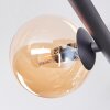 Chehalis ceiling light, globe light Amber, 5-light sources