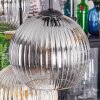 Koyoto hanging light, globe light, pendant light Amber, clear, Smoke-coloured, 6-light sources