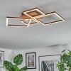 Brina ceiling light LED brown, 1-light source