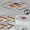 Brina ceiling light LED brown, 1-light source