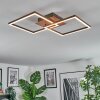 Brina ceiling light LED brown, 1-light source