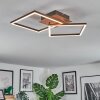 Brina ceiling light LED brown, 1-light source