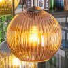 Koyoto hanging light, globe light, pendant light blue, gold, green, coppery, 6-light sources