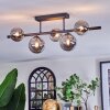 Chehalis ceiling light, globe light Smoke-coloured, 5-light sources