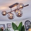 Chehalis ceiling light, globe light Smoke-coloured, 5-light sources