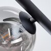 Chehalis ceiling light, globe light Smoke-coloured, 5-light sources
