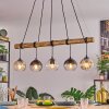 Koyoto hanging light, globe light, pendant light Ecru, black, 5-light sources