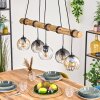 Koyoto hanging light, globe light, pendant light Ecru, black, 5-light sources