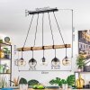 Koyoto hanging light, globe light, pendant light Ecru, black, 5-light sources