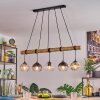 Koyoto hanging light, globe light, pendant light Ecru, black, 5-light sources