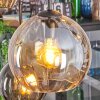 Koyoto hanging light, globe light, pendant light Amber, clear, Smoke-coloured, 6-light sources