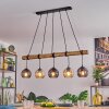 Koyoto hanging light, globe light, pendant light Ecru, black, 5-light sources