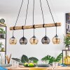 Koyoto hanging light, globe light, pendant light Ecru, black, 5-light sources