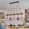 Koyoto hanging light, globe light, pendant light Ecru, black, 5-light sources