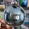 Koyoto hanging light, globe light, pendant light blue, gold, green, coppery, 6-light sources