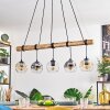 Ripoll hanging light, globe light, pendant light Ecru, black, 5-light sources