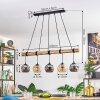 Ripoll hanging light, globe light, pendant light Ecru, black, 5-light sources