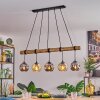 Ripoll hanging light, globe light, pendant light Ecru, black, 5-light sources