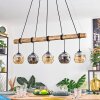 Ripoll hanging light, globe light, pendant light Ecru, black, 5-light sources