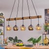 Ripoll hanging light, globe light, pendant light Ecru, black, 5-light sources