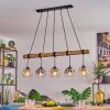 Ripoll hanging light, globe light, pendant light Ecru, black, 5-light sources