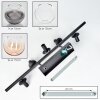 Koyoto ceiling light, globe light black, 5-light sources