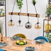 Koyoto hanging light, globe light, pendant light Ecru, black, 4-light sources