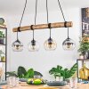 Koyoto hanging light, globe light, pendant light Ecru, black, 4-light sources