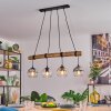 Koyoto hanging light, globe light, pendant light Ecru, black, 4-light sources