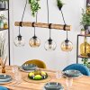 Koyoto hanging light, globe light, pendant light Ecru, black, 4-light sources