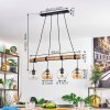 Koyoto hanging light, globe light, pendant light Ecru, black, 4-light sources