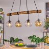 Koyoto hanging light, globe light, pendant light Ecru, black, 4-light sources