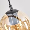 Koyoto hanging light, globe light, pendant light Ecru, black, 4-light sources