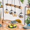 Koyoto hanging light, globe light, pendant light Ecru, black, 4-light sources