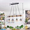 Koyoto hanging light, globe light, pendant light Ecru, black, 4-light sources