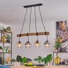 Koyoto hanging light, globe light, pendant light Ecru, black, 4-light sources