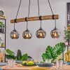 Koyoto hanging light, globe light, pendant light Ecru, black, 4-light sources