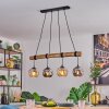 Ripoll hanging light, globe light, pendant light Ecru, black, 4-light sources