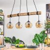 Ripoll hanging light, globe light, pendant light Ecru, black, 4-light sources