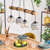 Koyoto hanging light, globe light, pendant light Ecru, black, 4-light sources