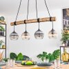 Koyoto hanging light, globe light, pendant light Ecru, black, 4-light sources