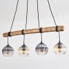 Koyoto hanging light, globe light, pendant light Ecru, black, 4-light sources