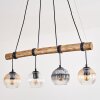 Koyoto hanging light, globe light, pendant light Ecru, black, 4-light sources