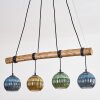 Koyoto hanging light, globe light, pendant light Ecru, black, 4-light sources
