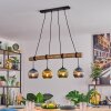 Koyoto hanging light, globe light, pendant light Ecru, black, 4-light sources