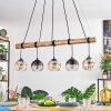 Koyoto hanging light, globe light, pendant light Ecru, black, 5-light sources