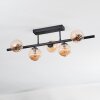 Chehalis ceiling light, globe light black, 5-light sources